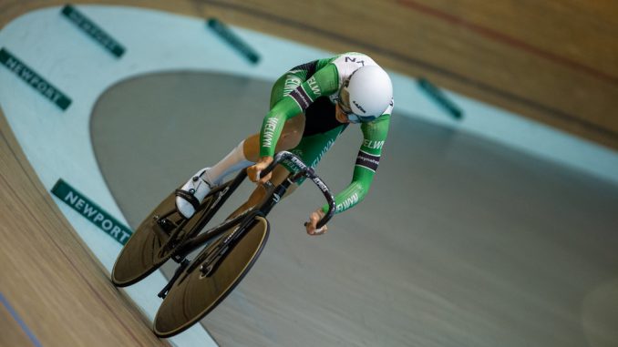 British National Youth and Junior Track Championships 2019.rThe Jack Sibbet Trophy - Male U16r500m Time Trial Championship, Newport Velodrome Tom Sharples setting the National record in the 500m TT. All photos @ David Partridge / 5311 Media