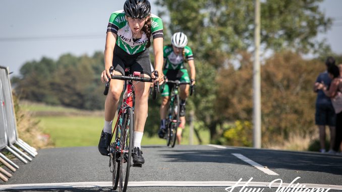 Ella Coleman and Ellen Bennett Stage 2 North West Tour 2019 Photo: Huw Williams