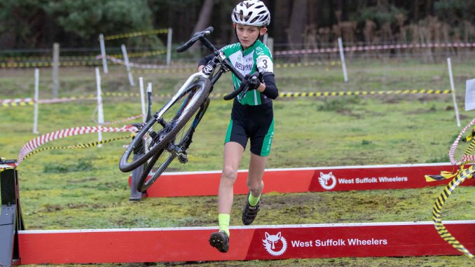 Oliver Beale on his way to victory at West Stow